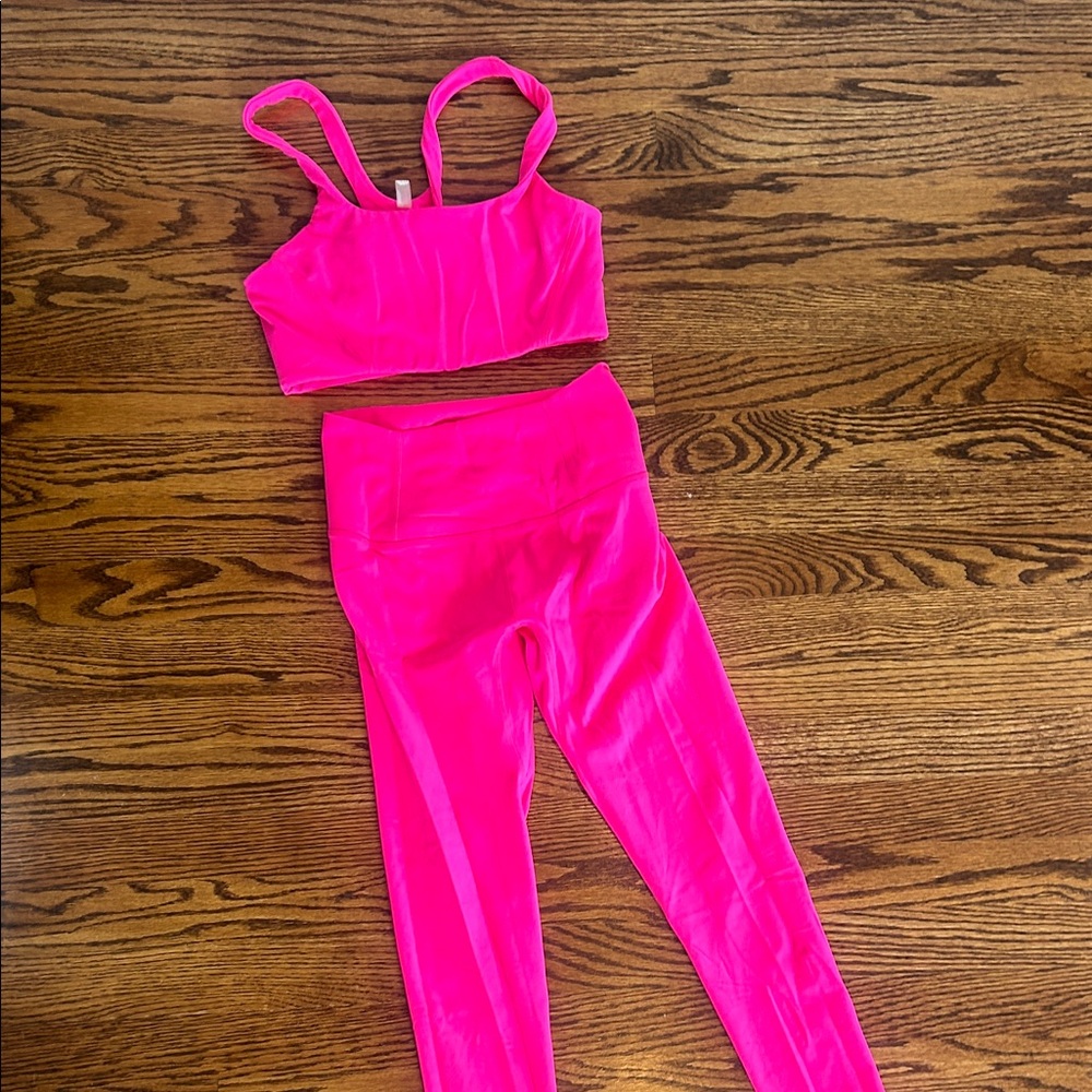 Free people Pink Women's athletic set